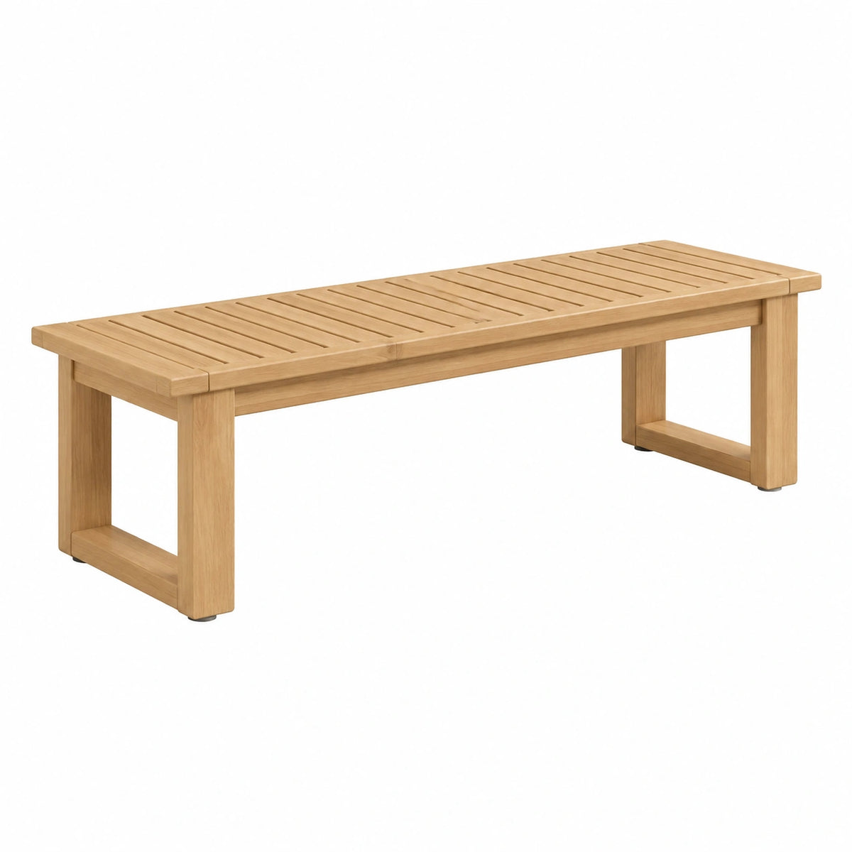 Gartenbank Holz 180x40x45 cm natur